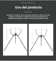 Estufa De Camping CAMPINGMOON Z03 De Aleación De Aluminio Con Joint Elevado Adaptador De Tanque De Gas Para Cocina De Camping - details 2