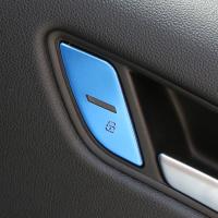 Etiquetas De Botón De Cerradura Para Audi A3 8V 2013-2019 Accesorios De Cubierta De Coche Interior 4Pcs Adhesivo De Lentejuelas - details 2
