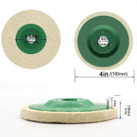 Rueda De Pulido De Lana 125mm Para Metal Mármol Vidrio Cerámica Con Disco De Amolado Para Angulo De 90° Herramienta DIY Para El Hogar - details 8