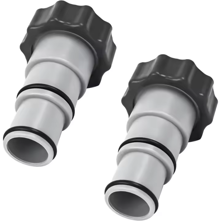 Adaptador de Manguera de Reemplazo Intex Roscado 1.5 y 1.25 Mangas Serie A 25077RP 8 Gris - 1