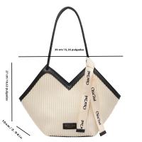 Bolso De Hombre Para Mujer Diseño Moda Nueva Línea Tote De PU Con Cierres De Cremallera Y Dos Manijas Estilo Casual - details 25