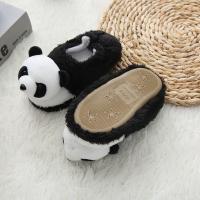 Zapatillas Infantiles De Peluche Para Invierno Con Suela De Goma Antideslizante Dibujos De Panda 3D Para Niños Y Niñas Zapatos Suaves Para El Hogar - details 4