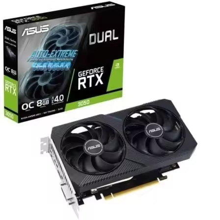 Tarjeta Grafica Asus Dual GeForce RTX 3050 V2 OC/ 8GB GDDR6 - 1