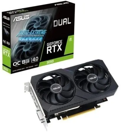 Tarjeta Grafica Asus Dual GeForce RTX 3050 V2 OC/ 8GB GDDR6 - 1
