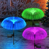 Luces De Jardín LED Solar Decoración De Medusa Impermeables Para Camino Exterior Lámpara Solar Moderna De ABS IP65 - details 0