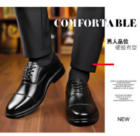 Zapatos Formales De Cuero Para Hombre Slip on Vestimenta Casuál Boda Lujosa Caminar Oficina Talla Grande Zapatos Para Hombre - details 20
