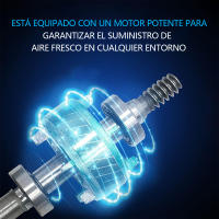 Ventilador de Pie de Metal Negro con Estilo Industrial y Varias Formas, Ventilador de pie de 18 pulgadas, ventilador trifuncional (ventilador de pie, ventilador colgante y ventilador integrable en algunos casos), ventilador vertical, ventilador colgante d - details 4