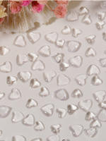 20pcs Encantos De Uñas En Resina Transparente Japonesa Corazón Kawaii Cristal De Amor Decoraciones Para Uñas DIY Accesorios De Belleza - details 3