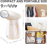 Bear 2024 Steamer para Ropa, 230mL Vaporizador de Ropa de Mano, with Ventilador Blanco,Vaporizador de Ropa de Gran Potencia de 1300 W, Calentamiento en 15 Segundos, Apagado Automático - details 3