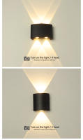 Luz De Pared LED Iluminada Hacia Arriba Y Abajo Impermeable Para Interior Y Exterior Iluminación Para Dormitorio Sala De Estar Pasillo - details 7
