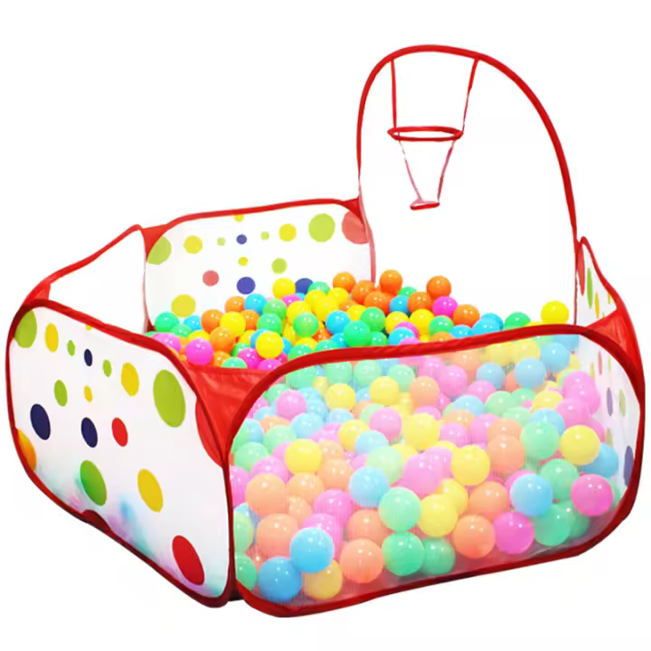 Pabellón De Balones Para Niños 1.5M Con Cesta Playón Infantil Para Interior Y Exterior Juguete Educativo Para Niños Y Niñas - 1