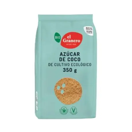 Azucar de Coco Vegan Bio 350g El Granero Integral - 1