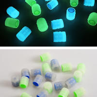 4-20PCS Luminosos Valvula De Neumático Para Coche Con Cubierta Fluorescente Noche Brillante Decorativa Para Motocicleta Bicicleta Rueda Tapa De Boquilla Antipolvo - details 4