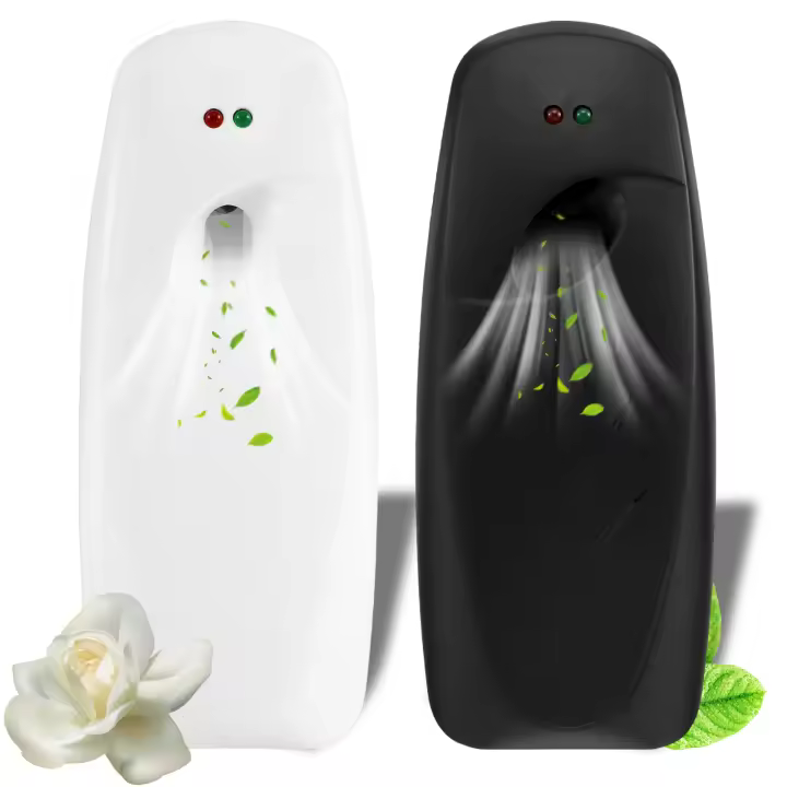 2Pcs Dispensador De Fresador De Aire Líquido Montado En La Pared Con 3 Modos Ajustables Perfume De Auto Fragancia Para Baño Y Odor - 1