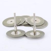 10pcs Disco De Corte Diamante 30mm Mini Sierra Con 2pcs Conector Tornillo De 3mm Para Herramienta Rotativa Dremel Drill Fit - details 3