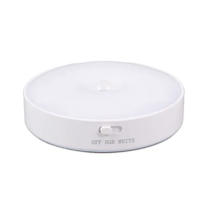Lámpara Nocturna LED Con Sensor De Movimiento Recargable RGB Para Cocina Armario Escalera Luz De Fondo Sin Cable Luz De Gabinete - 1
