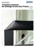 Cortina De Puerta De Aire Acondicionado Transparente Y Flexible De Plástico Suave Con Imán Resistente Al Viento Y a La Pérdida De Aire - details 4