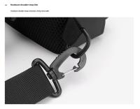 Bolsa De Pecho Antirrobo Para Hombre Pequeña Impermeable Con Malla De Almacenamiento Bolsa Transversal Deportiva Para Viajes Con Bolsillo Para Móvil - details 21