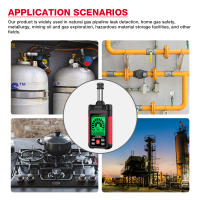 Detector De Gases Inflamables HABOTEST HT609 pro Con Pantalla Y Alarma Sonora Medidor De Metano Natural Retráctil 50-1000PPM - details 17