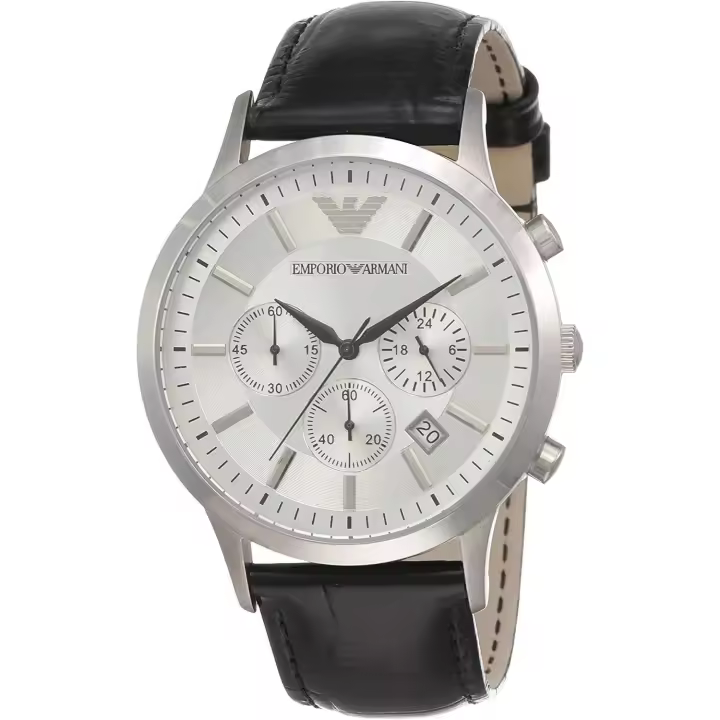 Reloj de Hombre Armani Ar2432 - 42mm Cuarzo Piel Acero | 5 ATM - 1