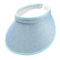Sombrero De Verano Moda Para Mujer Ajustable Con Visera Protección Solar Para Playa Y Exterior Estilo Casual Color Sólido - details 13