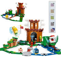 Bloques De Construcción MOC Super Mario Serie Guardia Fortaleza Expansión Set DIY Código De Escaneado Regalo De Vacaciones Para Niños Juguetes De Artesanía - details 0