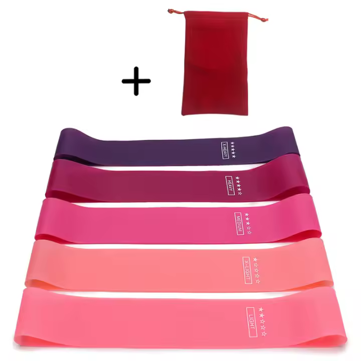 Set De Bandas De Resistencia TPE Anillos De Goma Para Ejercicios De Fuerza Y Yoga Equipo De Gimnasio Expansor Elástico Para Entrenamiento De Brazos Piernas Y Glúteos - 1