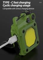 Linterna LED Recargable De Alta Potencia EDC Llave Inglesa Torcha Táctica Militar Con Carga USB Lámpara De Trabajo Resistente Al Choque Y Agua - details 4