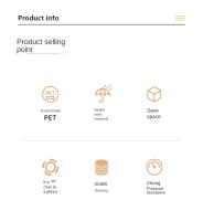 Contenedores De Almacenamiento De Alimentos Transparentes Tapa Airtight Cajas De Plástico Pilaables Para La Cocina - details 1
