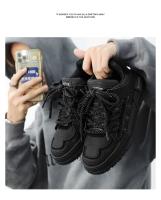 Zapatos Casuales Para Hombre Wanux De Otoño Bajo Top Deportivo Moda Estudiante Zapatos Planos Flacos Para Estudiantes - details 7
