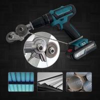 Cortadora De Hojas De Metal JUSTINLAU Con Atadornamiento De Taladro Eléctrico Herramienta De Corte Libre Nibbler De Acero Inoxidable Para Trabajos Manuales - details 5