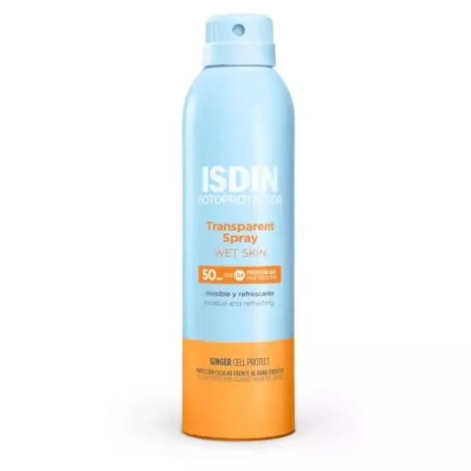 ISDIN - Fotoprotector Wet Skin Transparent Spray SPF50 - 1