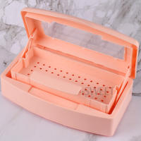 Caja De Desinfección Para Uñas Rosa SAG08: Estérilizador De Herramientas De Manicura Y Aparatos De Salón De Belleza Metal - details 5