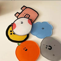 Taza De Acero Inoxidable Con Diseño De Sonrisa Cartoon Resistente Al Calor Tapete De Acrílico Para Copas Y Tazas Tapete De Posar Para Bebidas Y Comida - details 0