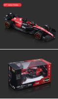 Modelo De Carrera F1 Alfa Romeo 1:43 Burago Adorno Para Niños Juguete Colección Metal Sin Batería Regalo De Navidad Bottas 77# - details 13