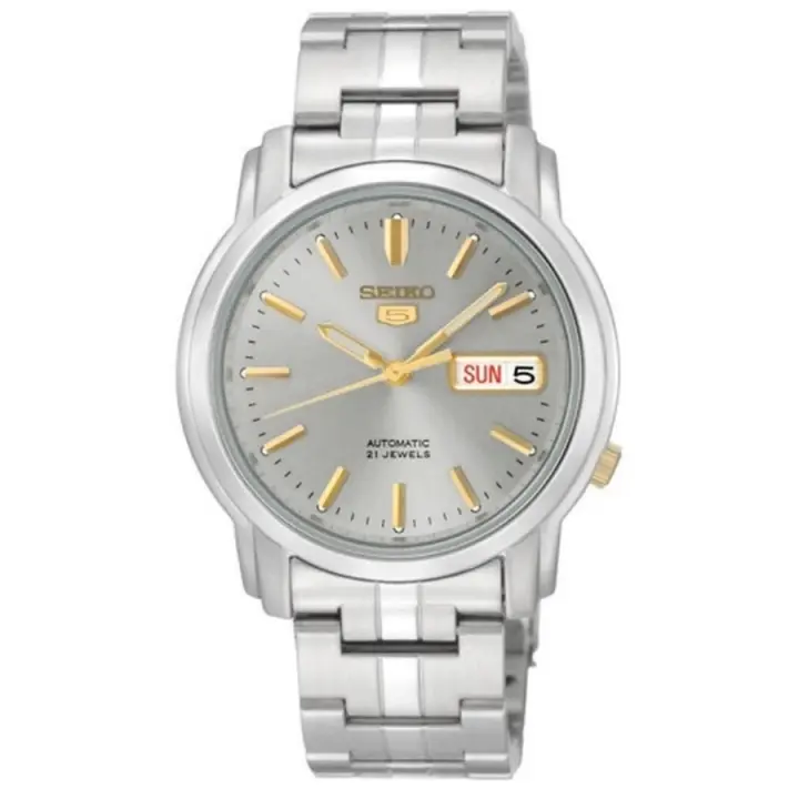 SEIKO Series 5 SNKK67K1 Elegent Reloj Automático de Pulsera de Acero para Hombre - 1