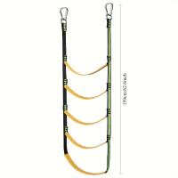 Escalera De Bote Portátil De Nylon Reutilizable 3/4/5 Rungs Ladder Auxiliar De Náutica Para Acceder Al Bote - details 3