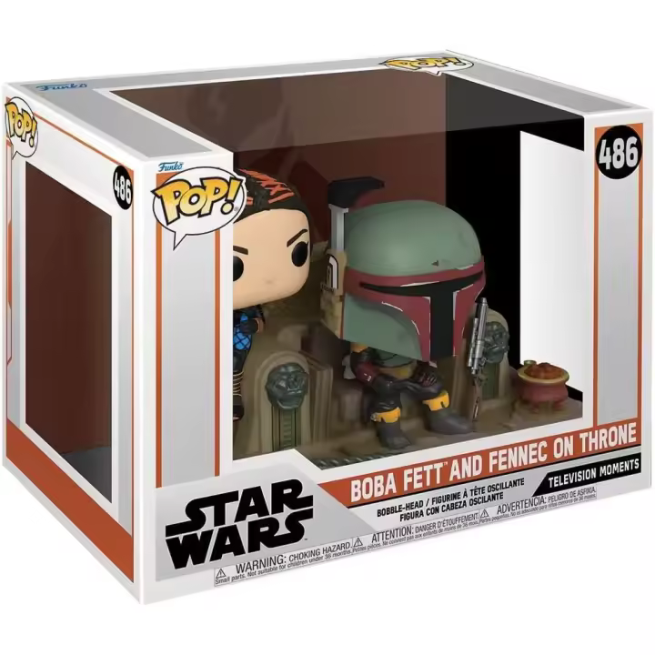 Funko Figura Pop The Mandalorian Star Wars Boba Fett & Fennec Shand 15 Cm - 1