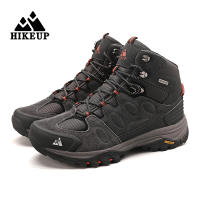Botas De Senderismo HIKEUP Para Hombre Suela Antideslizante Alta Transpirables Impermeables De Cuero Sintético Y Malla Para Otoño E Invierno - details 39