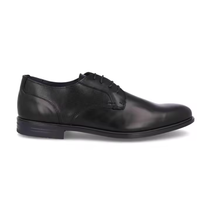 Mº4027TG - DJ SANTA ZAPATOS DE HOMBRE    COLORES : NEGRO  TALLAS: 47 AL 50  CORTE EXTERIOR: PIEL  FORRO INTERIOR: TEXTIL  PLANTILLA: TEXTIL  ALTURA TACÓN / CUÑA : 2,5 CM.  PISO : SINTÉTICO - 1