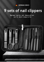 Juego De Tijeras Para Uñas De Alta Calidad Alemania Herramientas De Pedicura Para Mujeres Set De 9 Piezas Acero Inoxidable - details 0