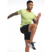 Camiseta De Correr Para Hombre Verano Deporte Fitness Sudadera Elástica Compresión T-Shirts De Poliéster Talla Verdadera Para Gimnasio Y Deportes - details 6