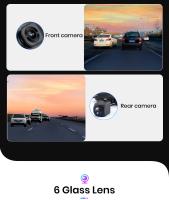 Junsun Cámara de salpicadero inalámbrica Carplay y Android Auto con cámara trasera, DVR, navegación, grabadora de video HD para el tablero de BMW Audi VW - details 15