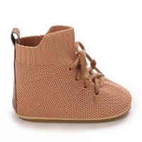 Zapatos De Bebé Recién Nacido Con Cordones Transpirables Primavera Otoño Antideslizantes Suela De Goma Casual Para Niñas Talla True - details 10