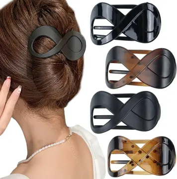 Paquete De 4 Pinzas Grandes Para Cabello Grueso Y Fino, Con