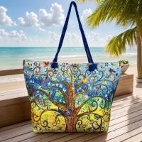MEJORADA KD-2307 Bolso de Playa-Tote Bag Grande 60x40x20CM con Estampado de Árbol de la Vida y Colores Vibrantes, Ideal para Playa y Vacaciones - details 6