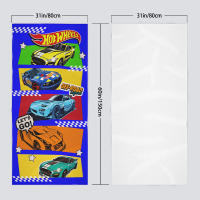 Toalla De Playa Para Niños Con Patrón De Coche De Dibujos Animados Toalla De Microfibra Sin Arena Para Baño Piscina Camping Viajes Absorbente Rápido Lavable Máquina Tamaño Rectangular 100% Poliéster 240gsm - details 1