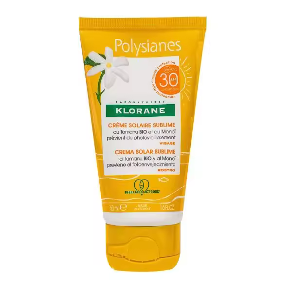 Klorane Polysianes Crema Solar Cara SPF30 50ml - 1
