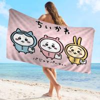 Toalla De Playa Microfibra Chiikawa Cute Absorbente Rápida Secado Suave Yoga Natación Resort Montañismo Tamaño 30x60 Cm 50x100 Cm - details 23