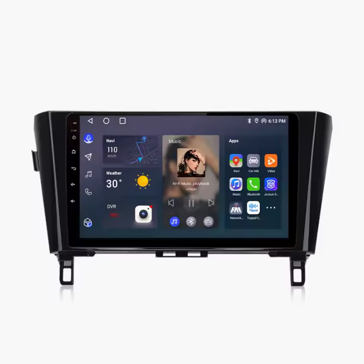 Junsun Android 13 Radio de Nissan Qashqai J11 X-Trail 3 T32 2013 2014 2015 2016 2017 DSP Navegación GPS Reproductor Multimedia 2 DIN Inalámbrico CarPlay Android Auto Radio - 1